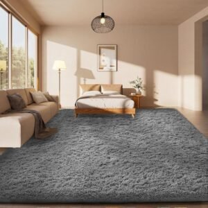 CECGMAT Area Rug 6x9 Vintage Rug: Washable Living Room Rug Retro Medallion Distressed Large Rug Soft Low Pile Non-Slip Rugs Indoor Floor Carpet for Bedroom Kitchen Nursery Dining Table Office